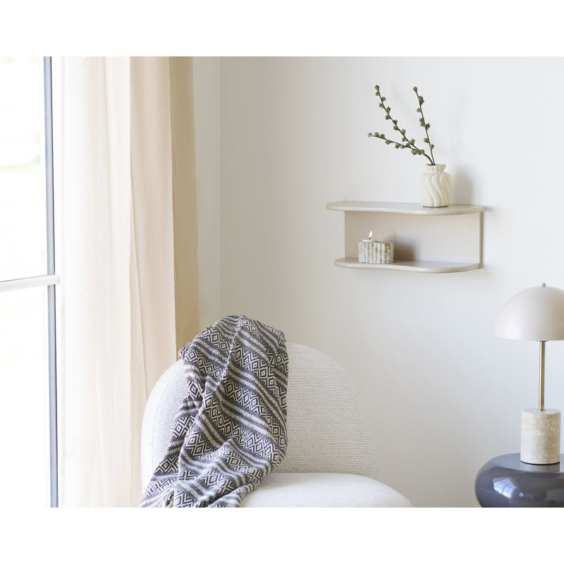 Étagère murale beige MDF 44x17,5x18 cm Botta House Nordic - 3