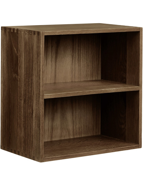 Étagère murale 2 niches chêne foncé 30x18x30 cm Townsville House Nordic - 1