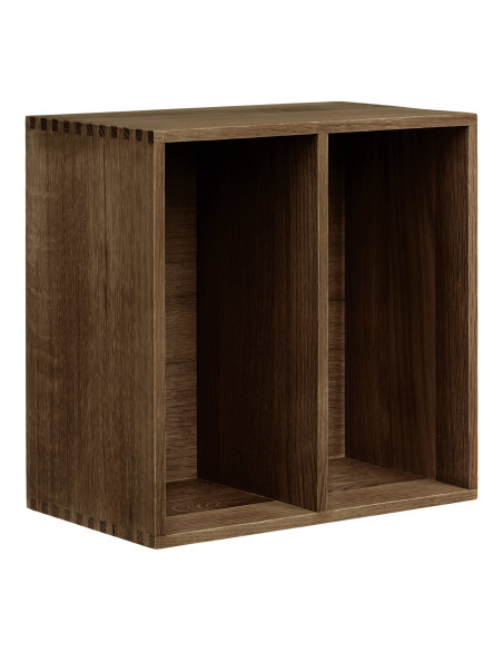 Étagère murale 2 niches chêne foncé 30x18x30 cm Townsville House Nordic - 3