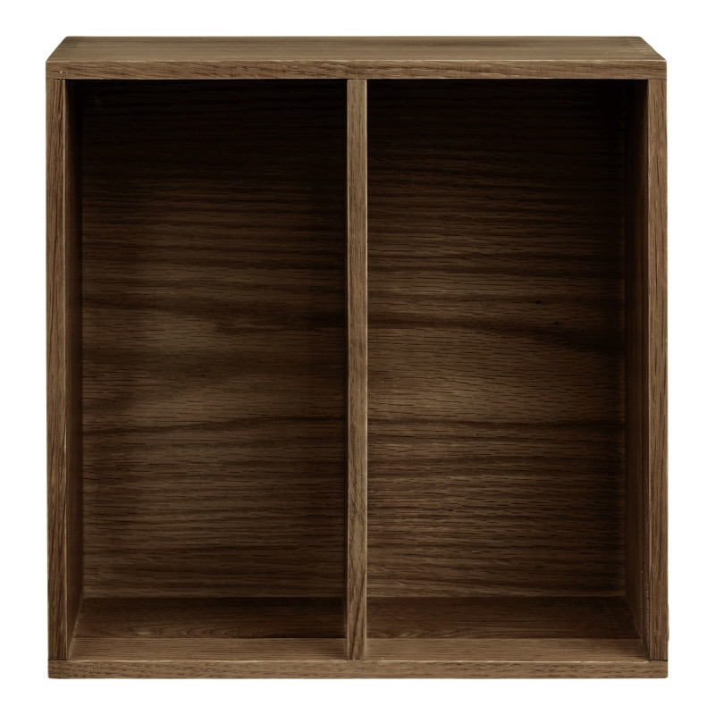 Étagère murale 2 niches chêne foncé 30x18x30 cm Townsville House Nordic - 4
