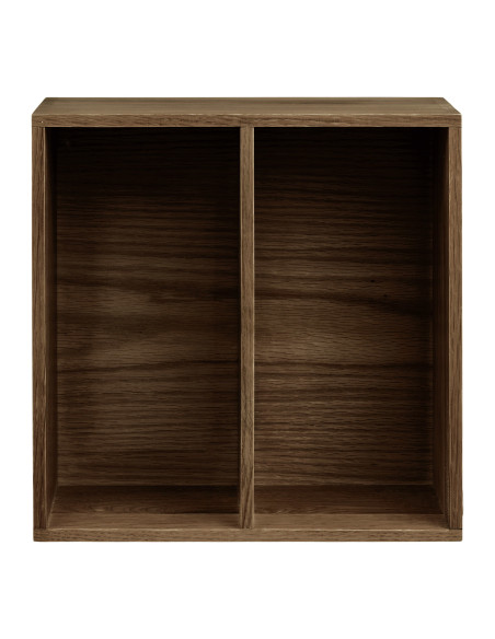 Étagère murale 2 niches chêne foncé 30x18x30 cm Townsville House Nordic - 4