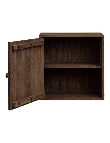 Étagère cube avec porte chêne foncé 30x18x30 cm Townsville House Nordic - 4