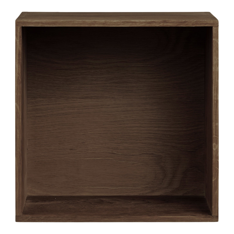 Étagère murale cube chêne foncé 30x18x30 cm Townsville House Nordic - 2