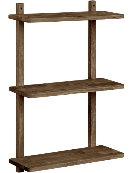 Étagère murale 3 niveaux chêne foncé 50x20x75 cm Townsville House Nordic - 1