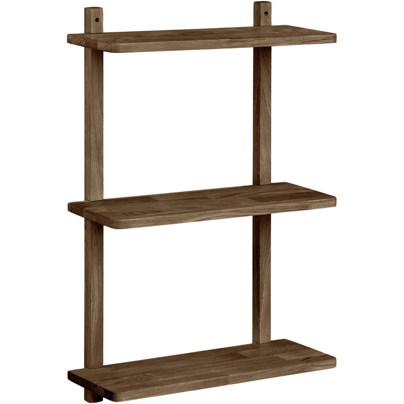 Étagère murale 3 niveaux chêne foncé 50x20x75 cm Townsville House Nordic - 1