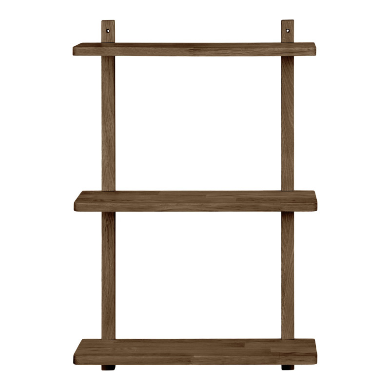 Étagère murale 3 niveaux chêne foncé 50x20x75 cm Townsville House Nordic - 3