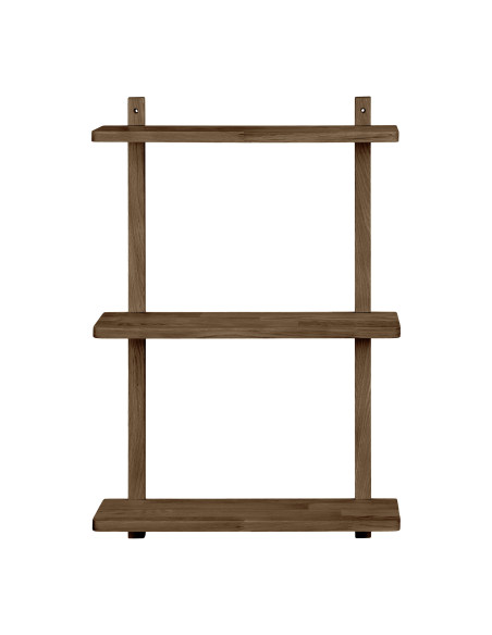 Étagère murale 3 niveaux chêne foncé 50x20x75 cm Townsville House Nordic - 3