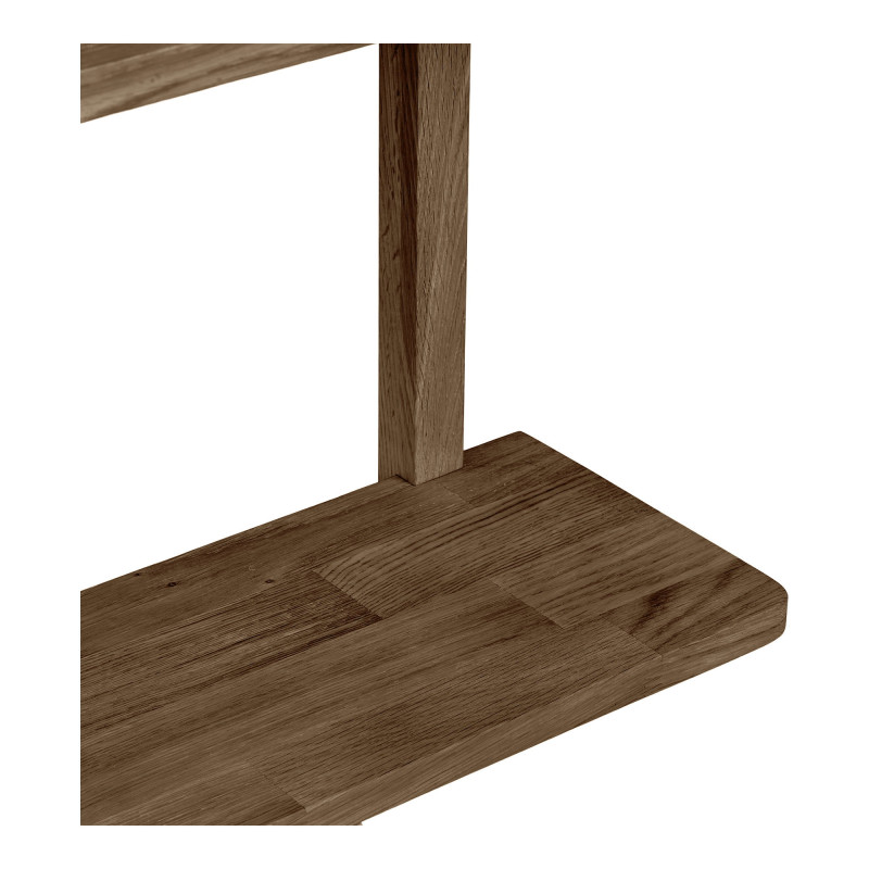 Étagère murale 3 niveaux chêne foncé 50x20x75 cm Townsville House Nordic - 5