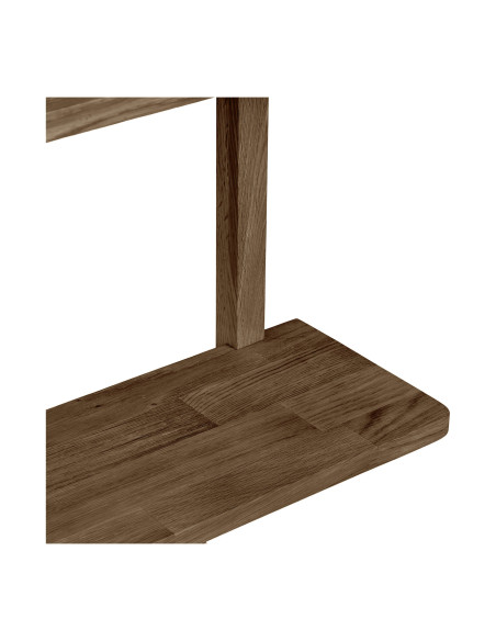 Étagère murale 3 niveaux chêne foncé 50x20x75 cm Townsville House Nordic - 5