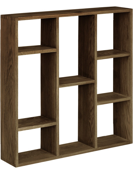 Étagère murale 8 compartiments chêne brun 70x15x70 cm Townsville House Nordic - 1
