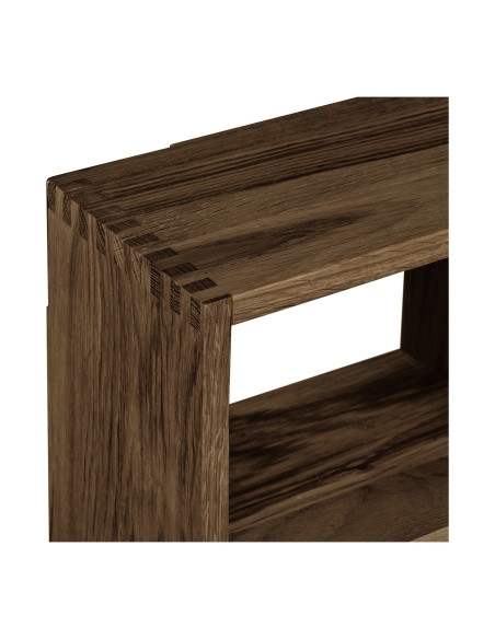 Étagère murale 8 compartiments chêne brun 70x15x70 cm Townsville House Nordic - 4