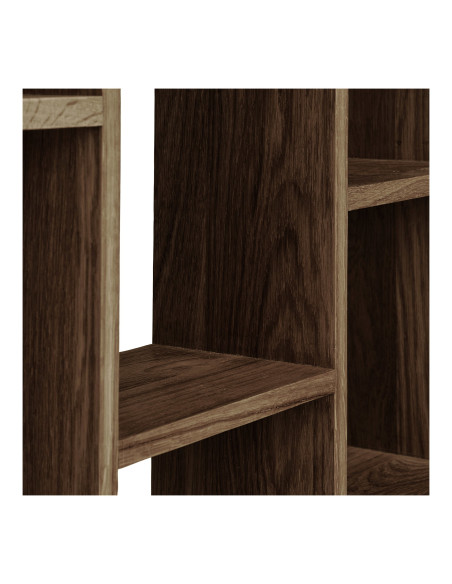 Étagère murale 8 compartiments chêne brun 70x15x70 cm Townsville House Nordic - 5