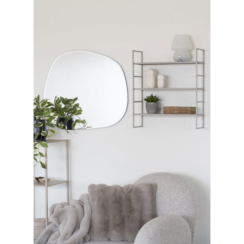 Étagère murale métal gris 3 niveaux 48x17x55 cm Beja House Nordic - 2