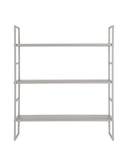 Étagère murale métal gris 3 niveaux 48x17x55 cm Beja House Nordic - 3