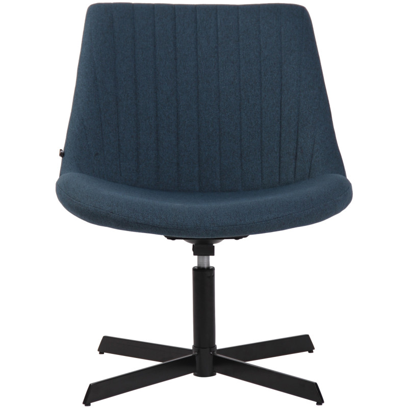 Fauteuil lounge bleu en tissu 63x71x79 cm Jider  - 2