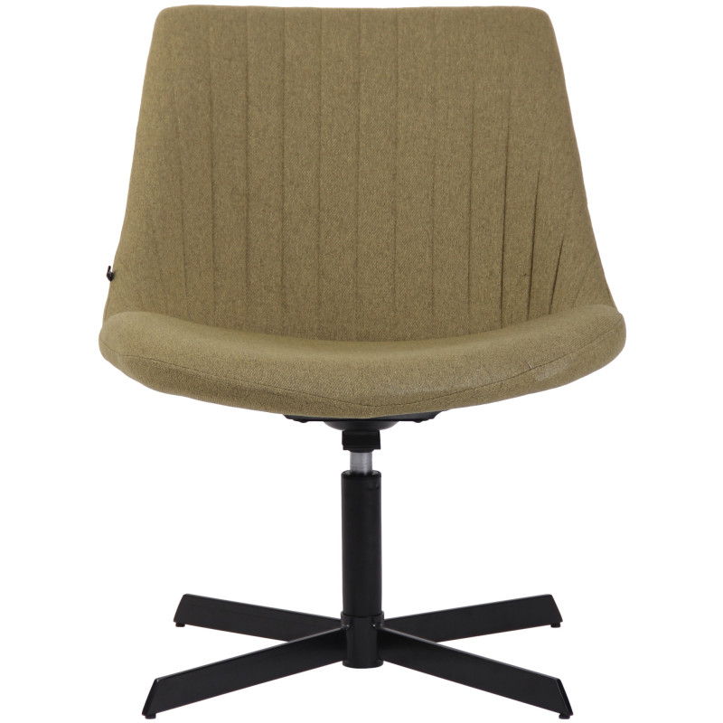 Fauteuil lounge vert olive en tissu 63x71x79 cm Jider  - 2