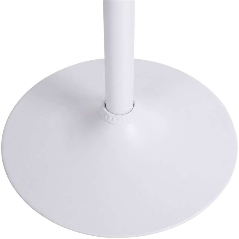 Mange-debout rond blanc en bois et métal 60x108 cm Madae  - 3