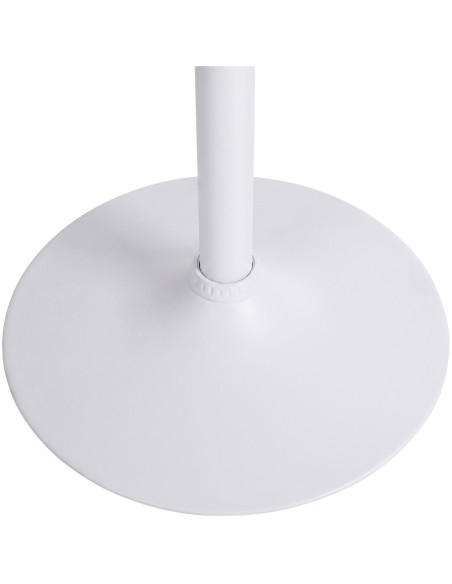 Mange-debout rond blanc en bois et métal 60x108 cm Madae  - 3