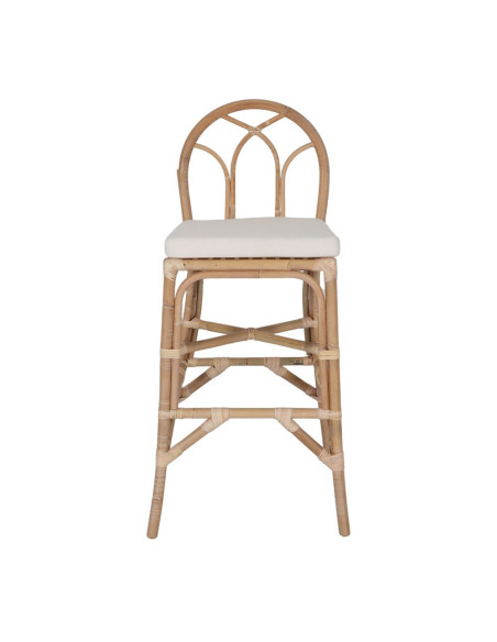 Tabouret de bar rotin naturel 50x58x110 cm Navul  - 3
