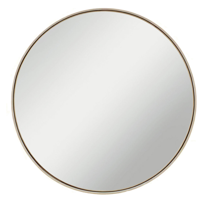 Miroir rond métal taupe Ø80 cm On The Wall Housevitamin - 1