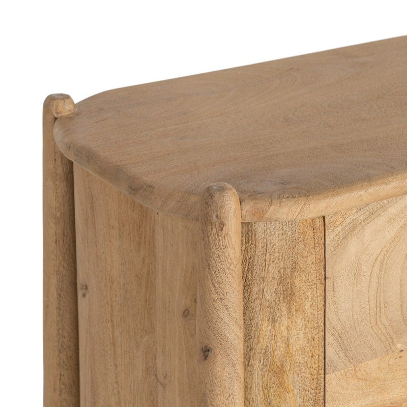 Buffet 4 portes manguier massif 170x40x80 cm Zodao Ixia - 5