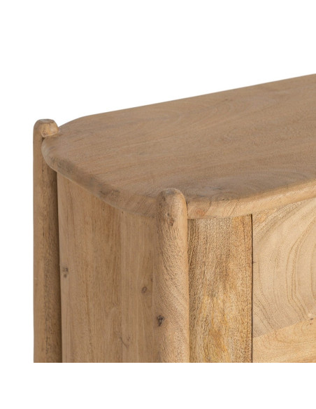 Buffet 4 portes manguier massif 170x40x80 cm Zodao Ixia - 5