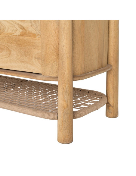 Buffet 4 portes manguier massif 170x40x80 cm Zodao Ixia - 8