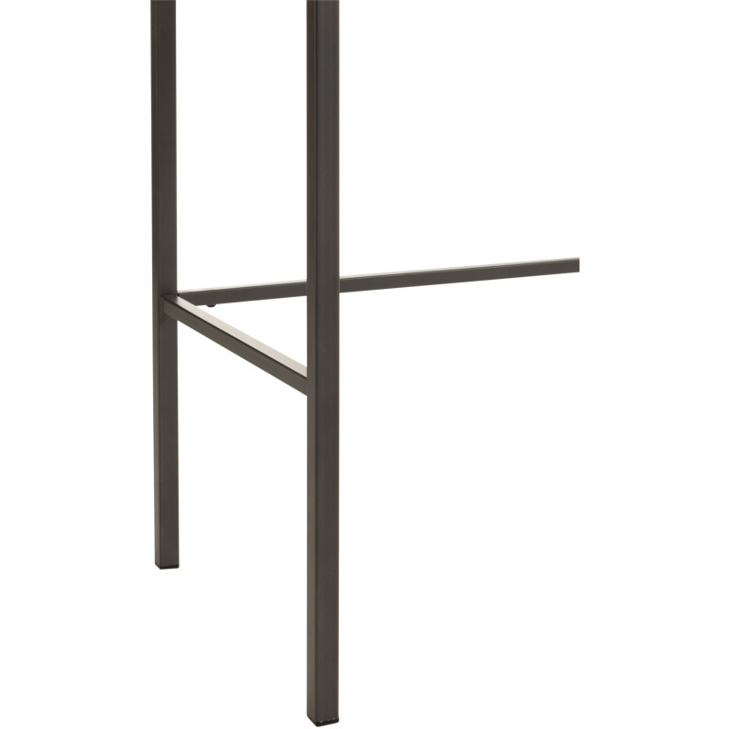 Console Rectangulaire 3 tiroirs Contempo en Bois de frêne Naturel Métal Noir - 6