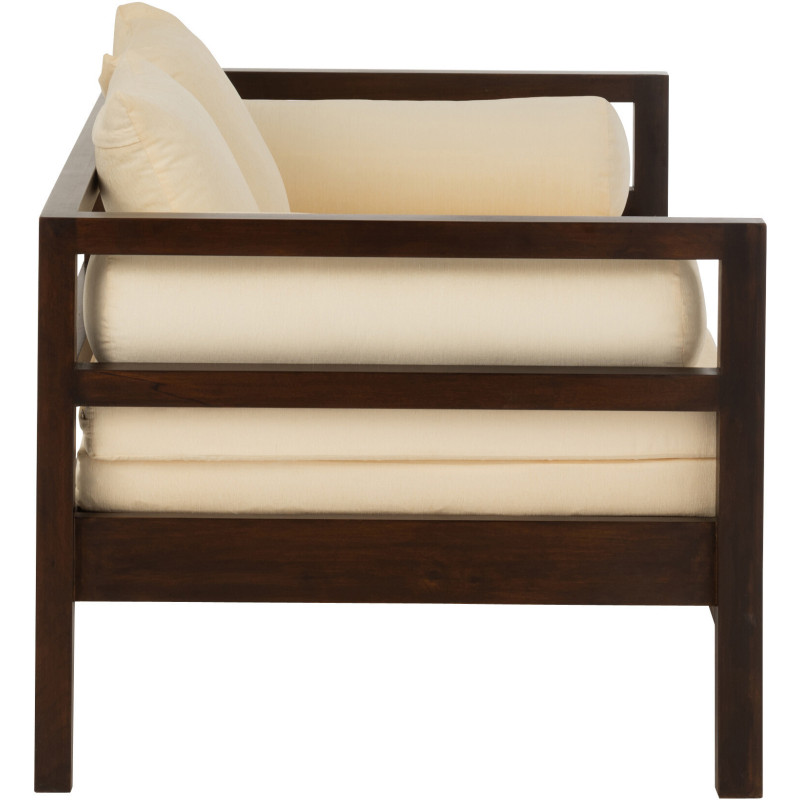 Canapé Daybed en bois de manguier marron 163 cm - 4