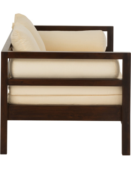 Canapé Daybed en bois de manguier marron 163 cm - 4