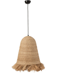 Suspension Ozie 45 cm en Feuille de bananier Naturel Métal - 1