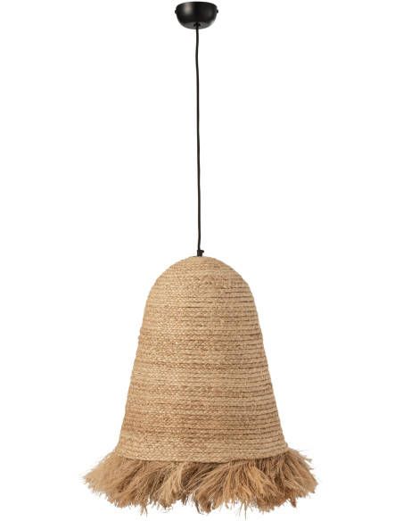 Suspension Ozie 45 cm en Feuille de bananier Naturel Métal - 1
