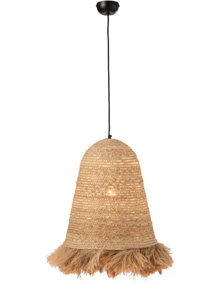Suspension Ozie 45 cm en Feuille de bananier Naturel Métal - 2