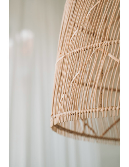 Abat-jour pour suspension 65 cm Rotin Naturel The Twister - 2