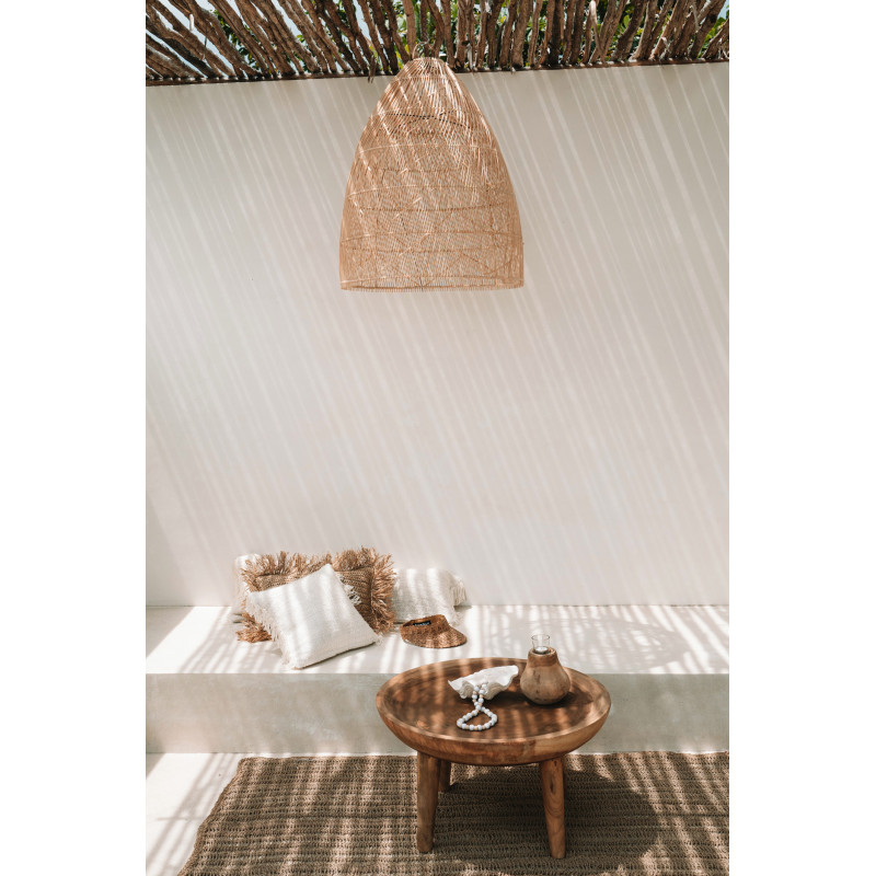 Abat-jour pour suspension 65 cm Rotin Naturel The Twister - 7
