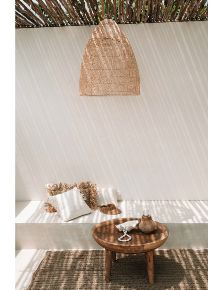 Abat-jour pour suspension 65 cm Rotin Naturel The Twister - 7
