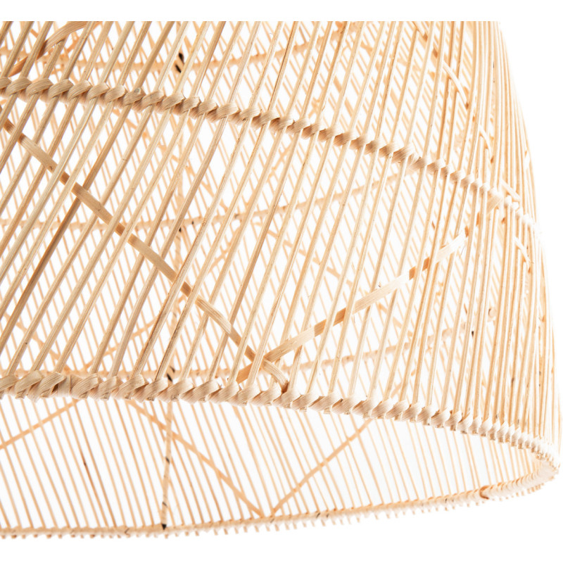 Abat-jour pour suspension 65 cm Rotin Naturel The Twister - 10
