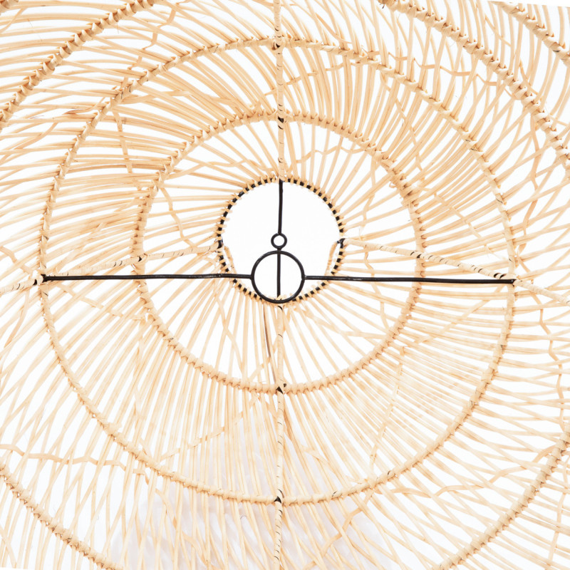 Abat-jour pour suspension 65 cm Rotin Naturel The Twister - 11