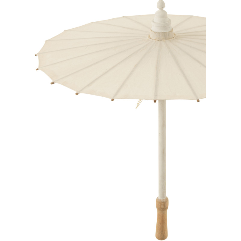 Ombrelle de collection en soie blanche - Collection