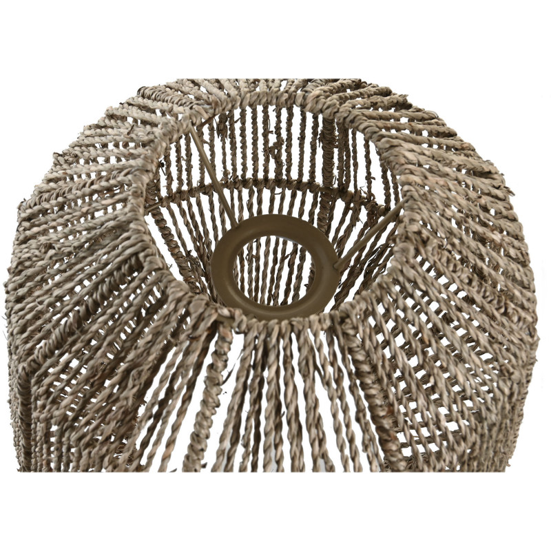 Abat jour balinais pour suspension Diamètre 30 cm en Herbe marine Naturel Pande - 2