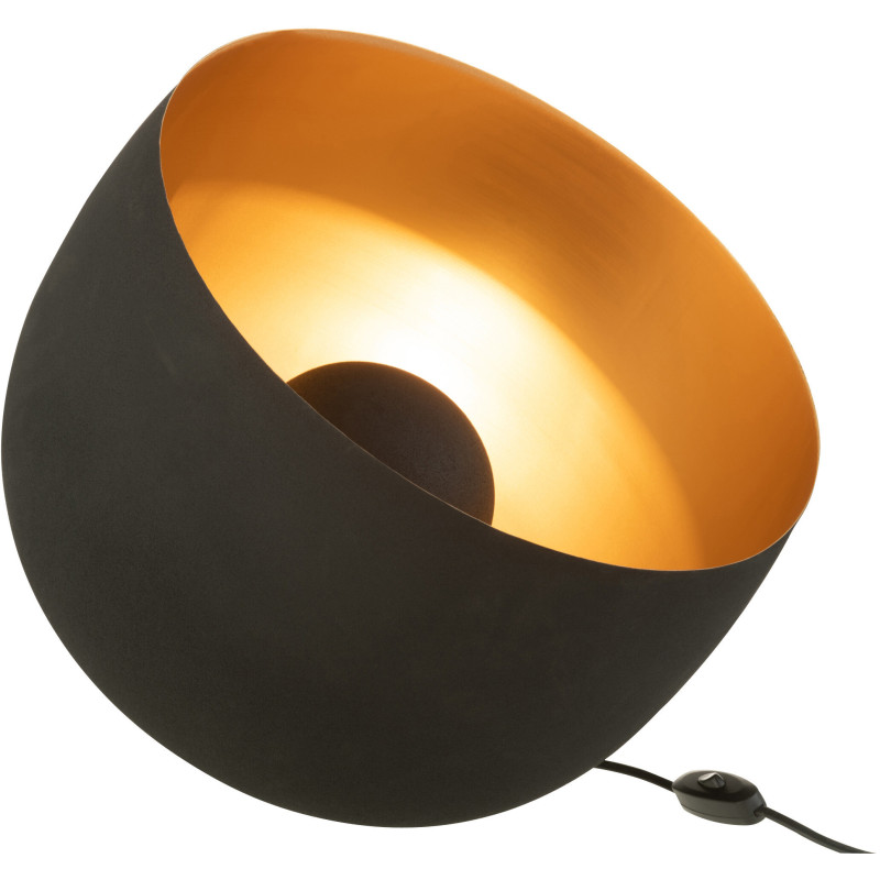 Lampe à poser XL Spot Josh en Métal Noir Doré - 2