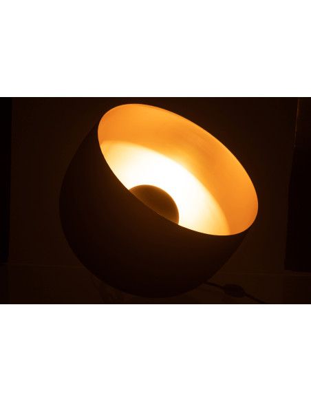 Lampe à poser XL Spot Josh en Métal Noir Doré - 3