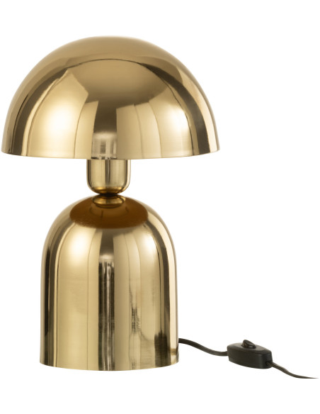 Lampe à poser Champignon Cypress en Métal Doré - 1