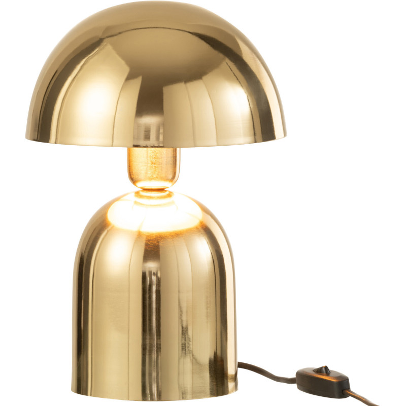 Lampe à poser Champignon Cypress en Métal Doré - 2