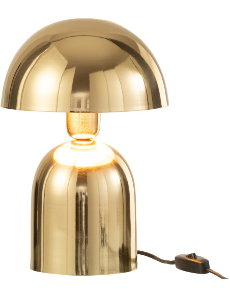 Lampe à poser Champignon Cypress en Métal Doré - 2