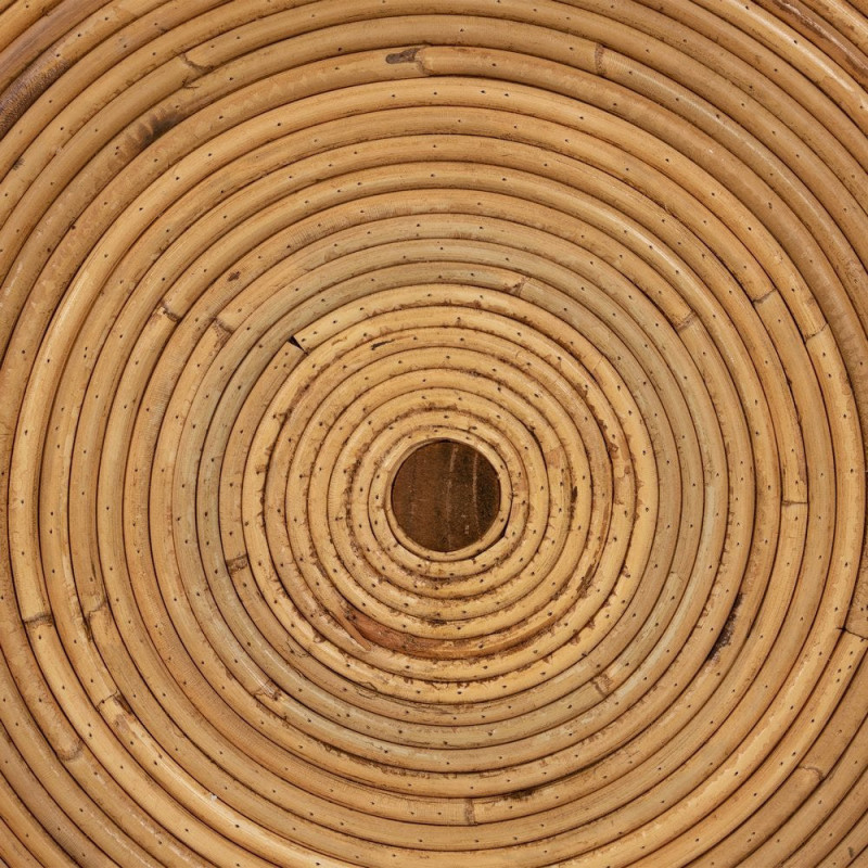 Table d'appoint Ronde en Rotin Naturel Rattan (Lot de 2) - 5