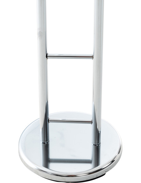 Valet de nuit porte vêtements design en Métal Argenté Benson - 6