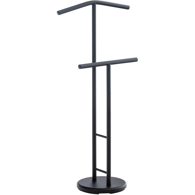 Valet de nuit porte vêtements design en Métal Noir Benson - 1