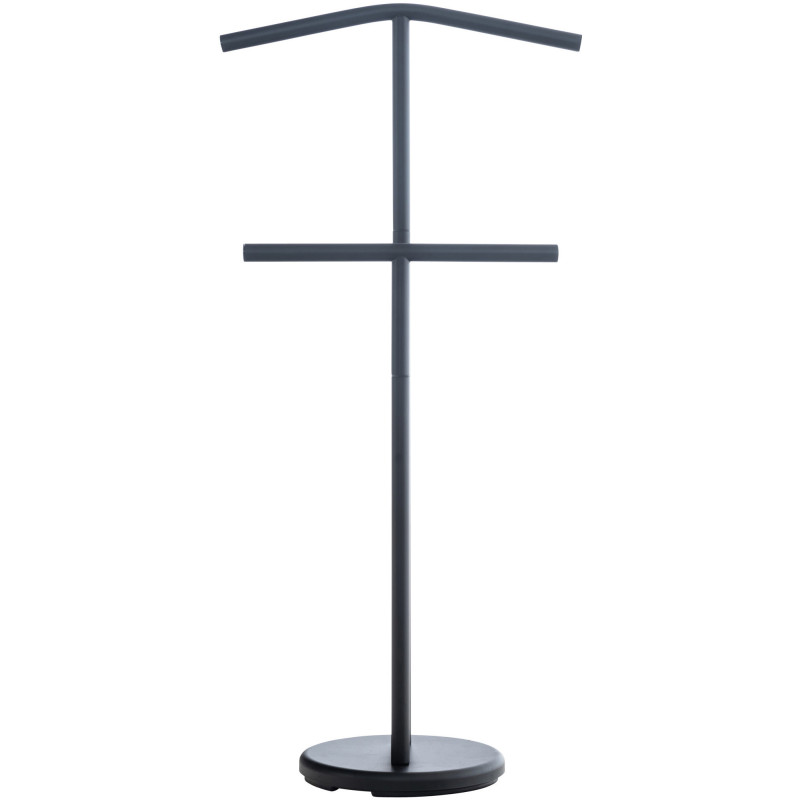 Valet de nuit porte vêtements design en Métal Noir Benson - 2