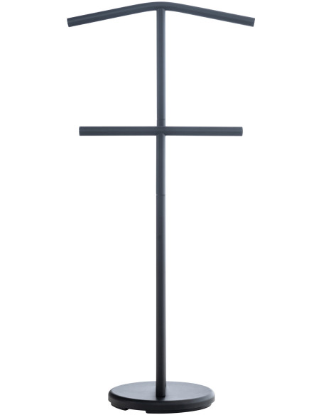 Valet de nuit porte vêtements design en Métal Noir Benson - 2